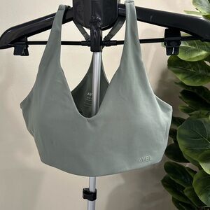 AYBL Women's Soft Green Sports Bra